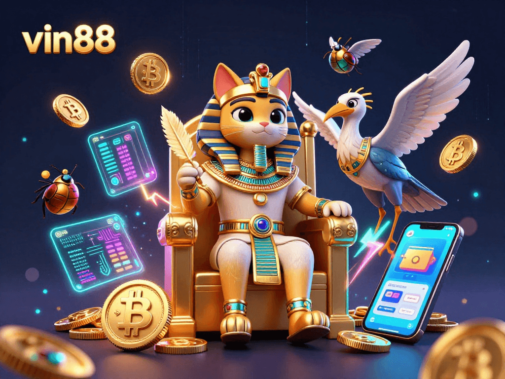 Experience vibrant gambling excitement with vin88’s ancient Egyptian theme combining crypto elements and gaming.