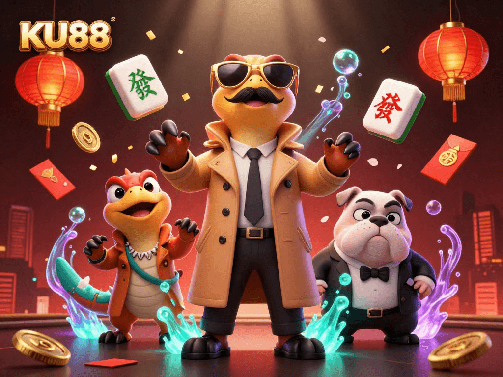 Experience thrilling action at KU88 Casino with raptors sneaking into a VIP lounge.