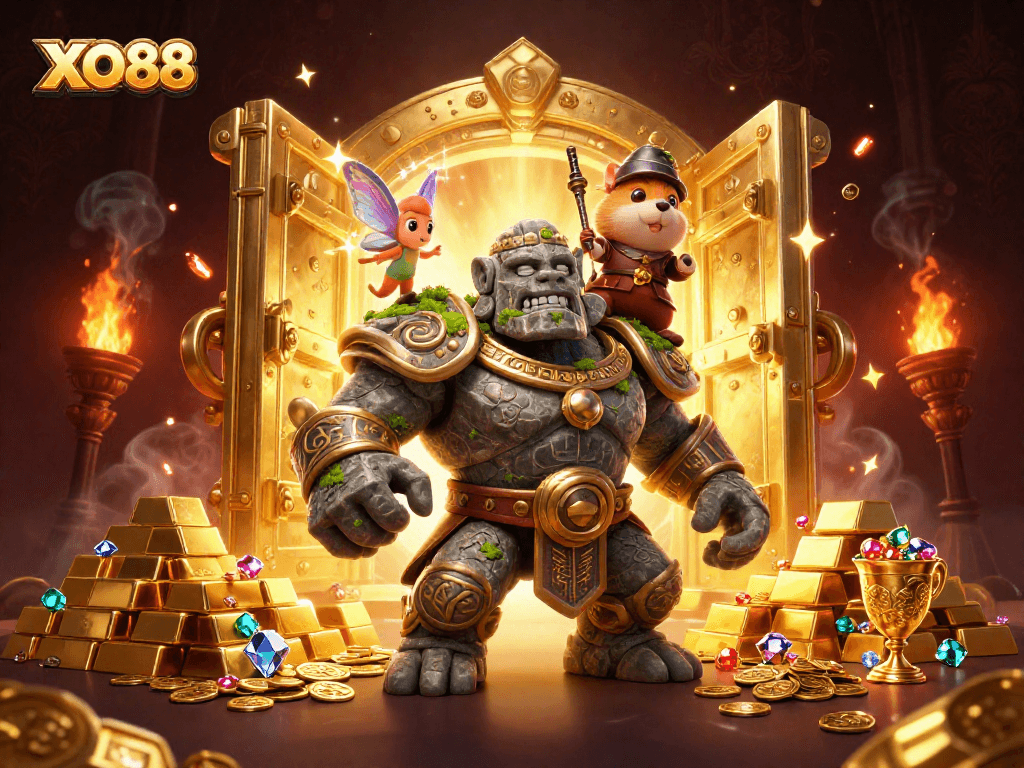 Experience thrilling gameplay at XO88 with a magical scene of fun and abundant treasures!