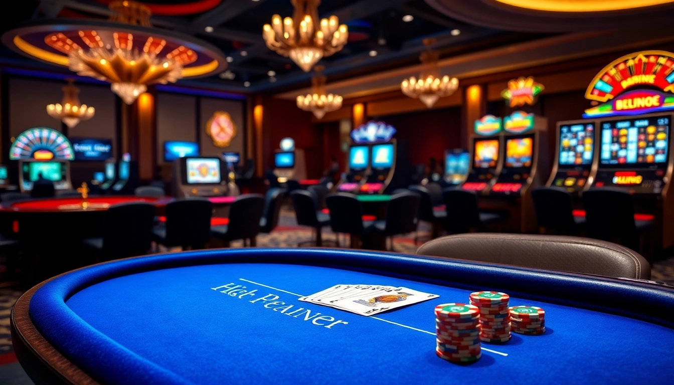 RR88 gaming experience with vibrant poker chips and engaging casino atmosphere.