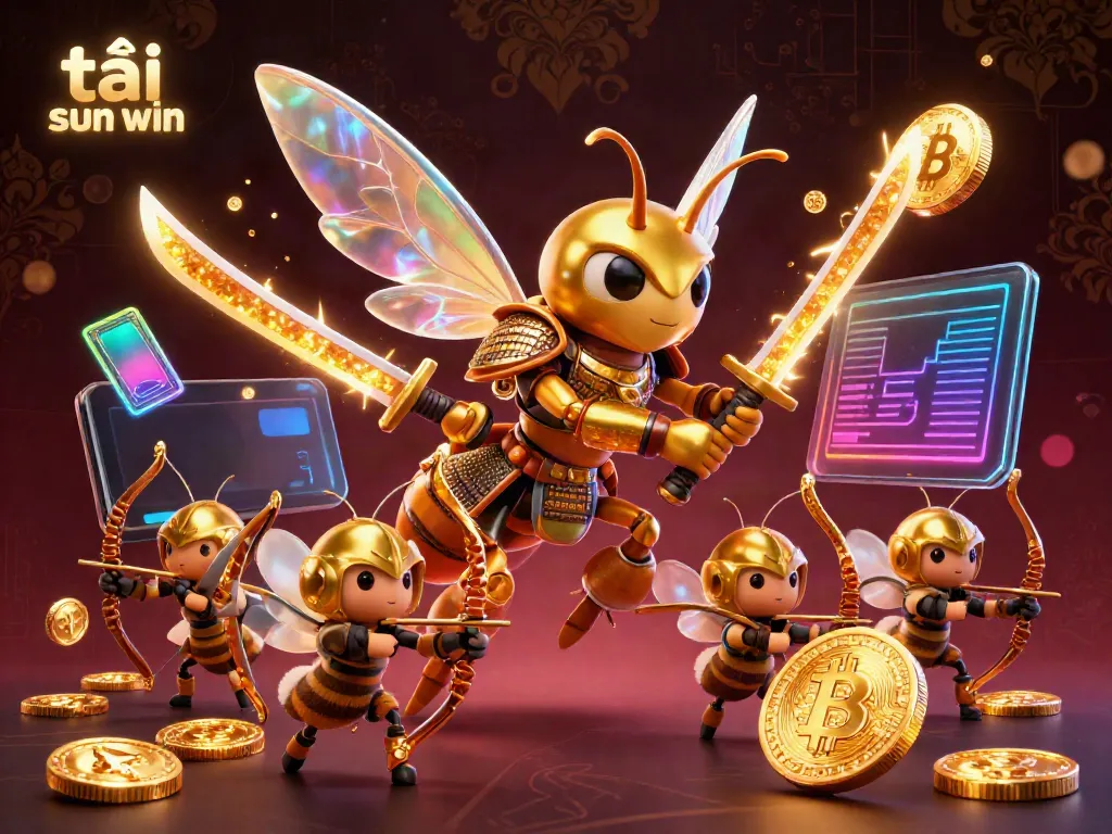 Experience the excitement of tải sun win with vibrant game elements and engaging 3D characters in a lively casino atmosphere.