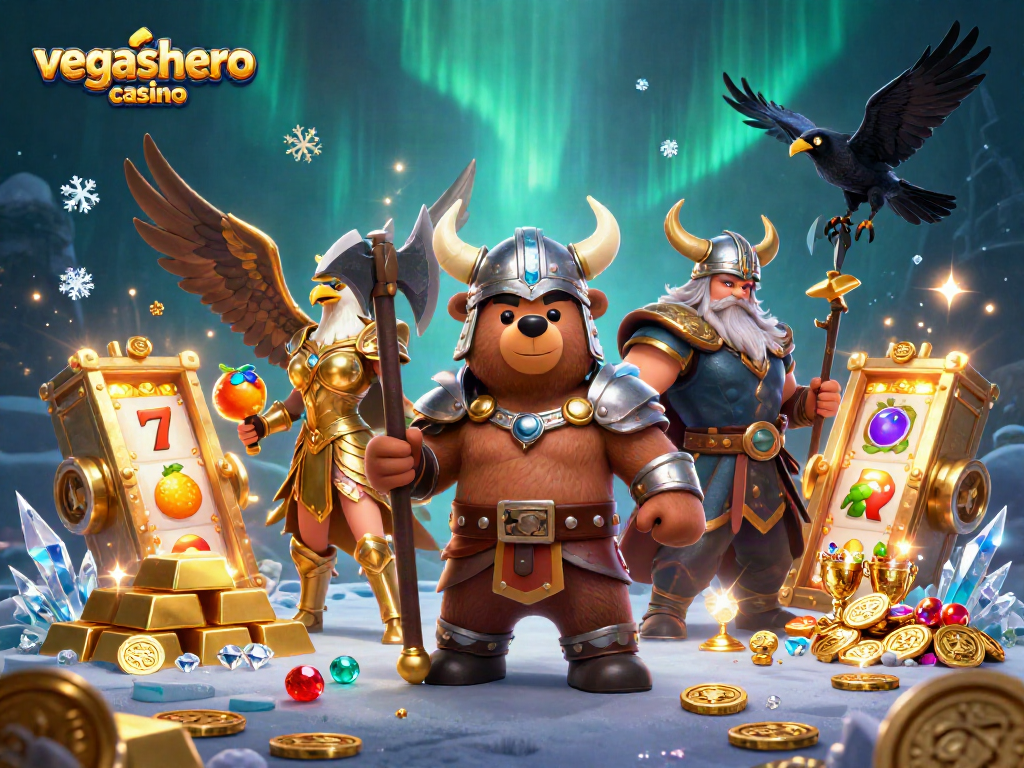 Experience the thrill of vegashero casino with a pirate-themed treasure hunt featuring vibrant 3D elements.
