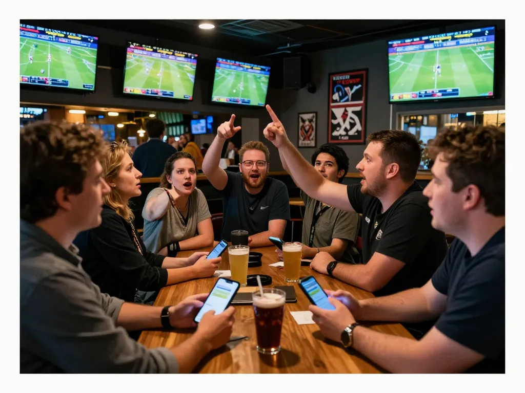 Engaged bettors placing wagers at VUA88 during live sports action