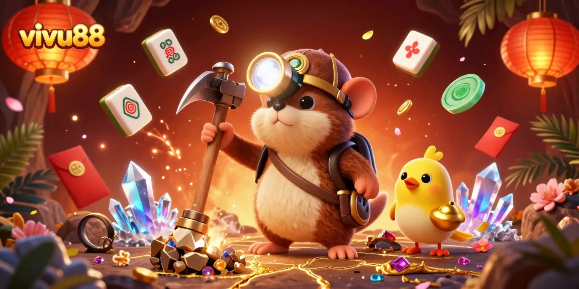 Experience the thrilling world of vivu88 online gaming with an exciting treasure hunt scene.