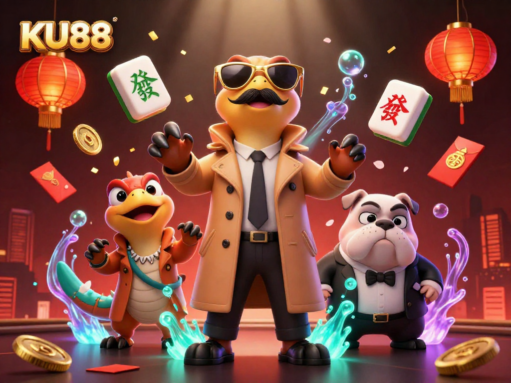 Experience thrilling action at KU88 Casino with raptors sneaking into a VIP lounge.