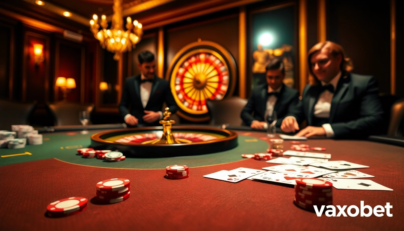Experience the thrill of blackjack at https://vaobet.co.bz/ with an elegant casino setup and vibrant atmosphere.