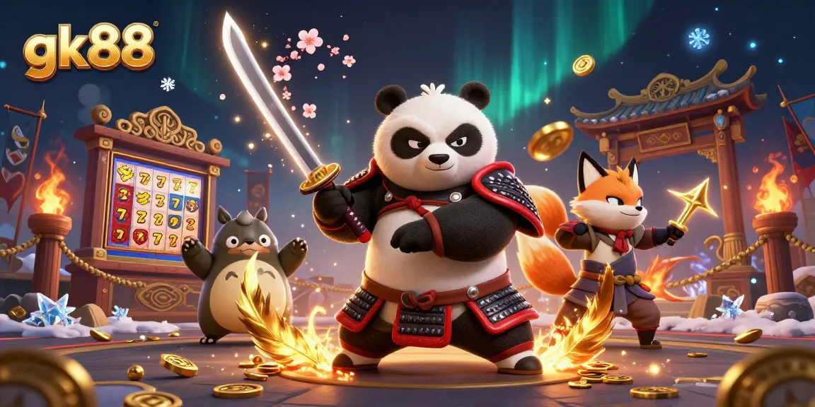 Engage with the thrilling gk88 online casino experience through vibrant 3D illustration action.